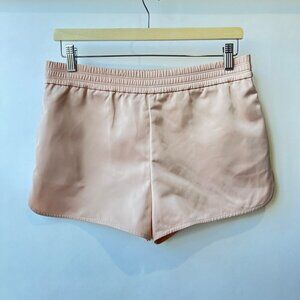 T Alexander Wang Satin track shorts in blush, Size XS H41